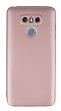 LG G6 Mat Rose Gold Silikon Kılıf