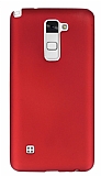 LG Stylus 2 / Stylus 2 Plus Mat Kırmızı Silikon Kılıf