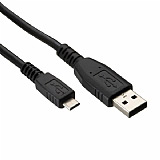 Micro USB Siyah Data Kablosu 1m