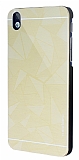 Motomo Prizma HTC Desire 816 Metal Gold Rubber Kılıf