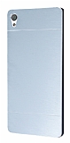 Motomo Sony Xperia XA Ultra Metal Silver Rubber Kılıf