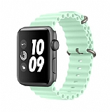 Ocean Apple Watch Yeşil Silikon Kordon (45mm)