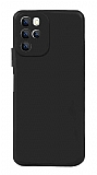 Omix X700 Kamera Korumalı Mat Siyah Silikon Kılıf