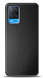 Oppo A54 4G Metal Siyah Rubber Kılıf