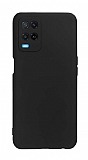 Oppo A54 Kamera Korumalı Mat Siyah Silikon Kılıf