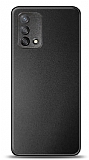 Oppo A74 4G Metal Siyah Rubber Klf