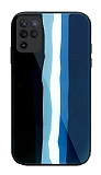 Oppo A94 4G Rainbow Glass Lacivert Rubber Kılıf