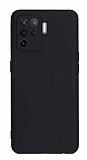Oppo Reno 5 Lite Kamera Korumal Mat Siyah Silikon Klf