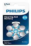 Philips Pr44 1.4V X6 Mavi Düğme Kulaklık Pili