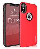 Roar Rico iPhone X / XS Ultra Koruma Kırmızı Kılıf