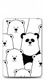 Apple iPad 2 Lonely Panda Resimli Kılıf