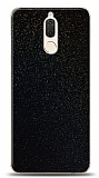 Dafoni Huawei Mate 10 Lite Siyah Parlak Simli Telefon Kaplama