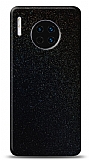 Dafoni Huawei Mate 30 Pro Siyah Parlak Simli Telefon Kaplama