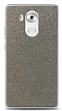 Dafoni Huawei Mate 8 Silver Parlak Simli Telefon Kaplama