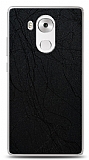 Dafoni Huawei Mate 8 Siyah Electro Deri Görünümlü Telefon Kaplama