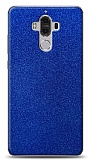 Dafoni Huawei Mate 9 Mavi Parlak Simli Telefon Kaplama