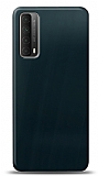 Dafoni Huawei P smart 2021 Metalik Parlak Görünümlü Mavi Telefon Kaplama