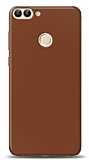 Dafoni Huawei P Smart Mat Kahverengi Telefon Kaplama