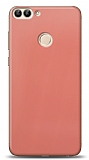 Dafoni Huawei P Smart Metalik Parlak Görünümlü Pembe Telefon Kaplama