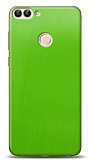 Dafoni Huawei P Smart Metalik Parlak Görünümlü Yeşil Telefon Kaplama