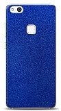 Dafoni Huawei P10 Lite Mavi Parlak Simli Telefon Kaplama