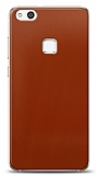 Dafoni Huawei P10 Lite Metalik Parlak Görünümlü Kırmızı Telefon Kaplama