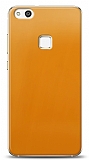 Dafoni Huawei P10 Lite Metalik Parlak Görünümlü Sarı Telefon Kaplama