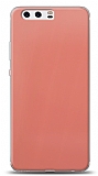 Dafoni Huawei P10 Metalik Parlak Görünümlü Pembe Telefon Kaplama