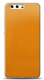 Dafoni Huawei P10 Plus Metalik Parlak Görünümlü Sarı Telefon Kaplama