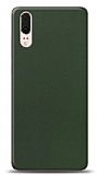 Dafoni Huawei P20 Mat Yeşil Telefon Kaplama