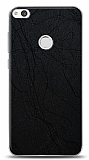 Dafoni Huawei P9 Lite 2017 Siyah Electro Deri Görünümlü Telefon Kaplama
