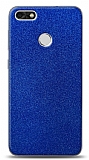 Dafoni Huawei P9 Lite Mini Mavi Parlak Simli Telefon Kaplama