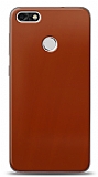 Dafoni Huawei P9 Lite Mini Metalik Parlak Görünümlü Kırmızı Telefon Kaplama