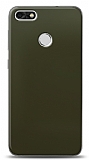 Dafoni Huawei P9 Lite Mini Metalik Parlak Görünümlü Koyu Yeşil Telefon Kaplama