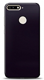 Dafoni Huawei Y6 2018 Metalik Parlak Görünümlü Mor Telefon Kaplama