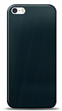 Dafoni iPhone SE / 5 / 5S Metalik Parlak Görünümlü Mavi Telefon Kaplama