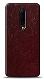 Dafoni OnePlus 7 Pro Bordo Electro Deri Grnml Telefon Kaplama