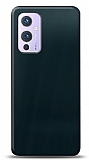 Dafoni OnePlus 9 Metalik Parlak Grnml Mavi Telefon Kaplama