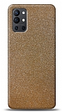 Dafoni OnePlus 9R Gold Parlak Simli Telefon Kaplama