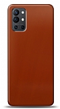 Dafoni OnePlus 9R Metalik Parlak Görünümlü Kırmızı Telefon Kaplama