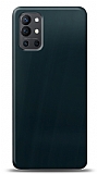 Dafoni OnePlus 9R Metalik Parlak Görünümlü Mavi Telefon Kaplama