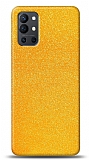 Dafoni OnePlus 9R Sarı Parlak Simli Telefon Kaplama