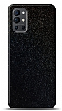 Dafoni OnePlus 9R Siyah Parlak Simli Telefon Kaplama