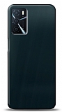 Dafoni Oppo A16 Metalik Parlak Grnml Mavi Telefon Kaplama