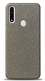 Dafoni Oppo A31 Silver Parlak Simli Telefon Kaplama