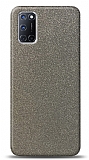 Dafoni Oppo A52 Silver Parlak Simli Telefon Kaplama