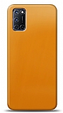Dafoni Oppo A72 Metalik Parlak Grnml Sar Telefon Kaplama