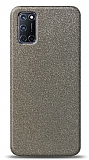 Dafoni Oppo A72 Silver Parlak Simli Telefon Kaplama