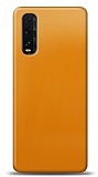 Dafoni Oppo Find X2 Metalik Parlak Görünümlü Sarı Telefon Kaplama
