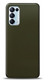 Dafoni Oppo Reno5 Pro 5G Metalik Parlak Grnml Koyu Yeil Telefon Kaplama